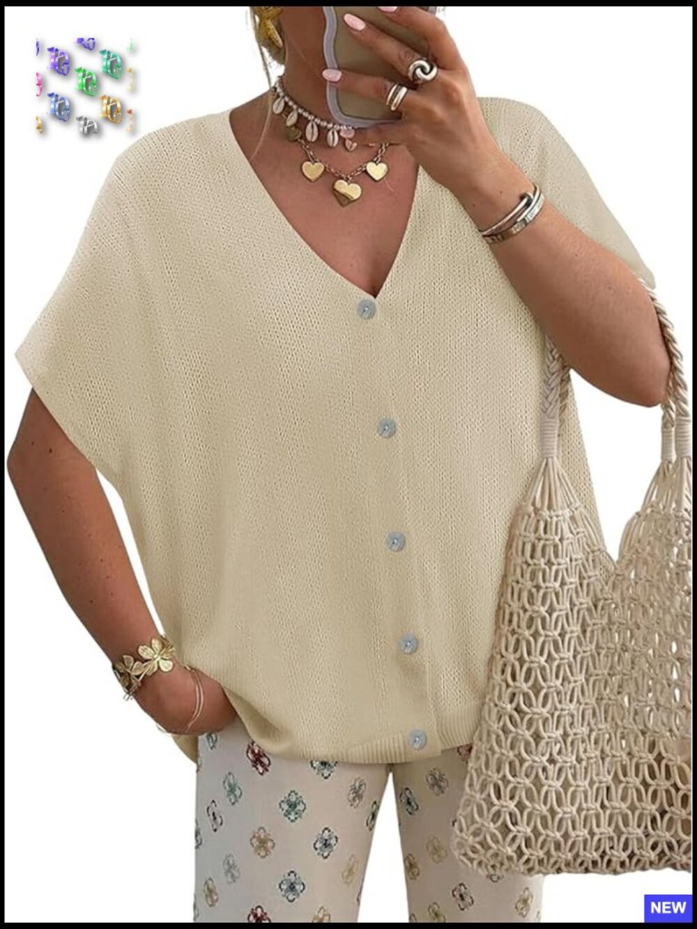 Oversized Batwing Sleeve Open Front Cardigan Summer Lightweight Chic Layering